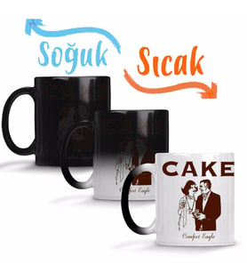 Cake Comfort Eagle Sihirli Kupa Bardak Porselen