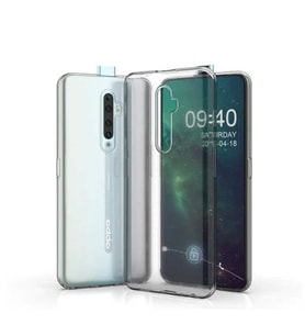 Oppo Reno 2Z Uyumlu Kılıf Zore Süper Silikon Kapak (Renksiz)
