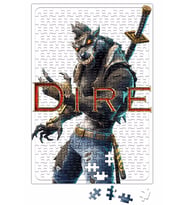 Fortnite Dire Skin Puzzle 240 Parça Yapboz