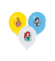 Balonevi Balon Prenses Baskılı Pastel Renk 4+1 100 LÜ 1930