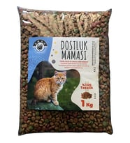 Amon Mix Kedi Dostluk Maması 1 kg - Sokak Hayvanlarına Özel Karışık Kedi Maması
