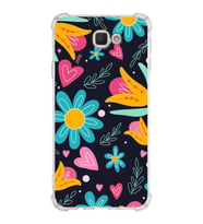 PrintiFy Samsung Galaxy J7 Prime Uyumlu Retro Color 1 Baskılı Şeffaf Köşe Korumalı Antişok Kılıf