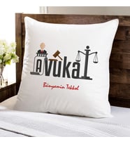 Kişiye Özel Avukatınız İçin Hediyelik Yastık