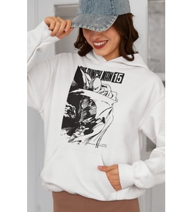 Özel Tasarım One Punch Man 15 Baskılı Unisex Oversize Anime Hoodie