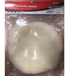 Nikon 52076 180 mm Cırtlı Yün Polisaj Bonesi