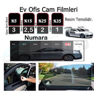 Cam Filmi Amerikan Çizilmez 100 cm x 60 Mt. Black