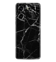 Tecno Pova 5 Kılıf Resimli Desenli Baskılı Silikon Fragile Black Mermer 1378