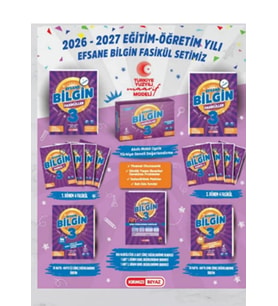Kırmızı Beyaz Yayınları 3.Sınıf Efsane Bilgin Fasikül Seti Maarif Model Yeni