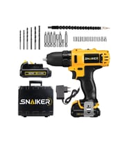 12v Darbeli Çift Metal Şanzuman Çift Akülü Vidalama Matkap 24 Parça Uç