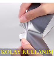 Çok Amaçlı Tamir Bandı Duck Tape Kanal Bandı "48 Mm X 25 Mt" Gri