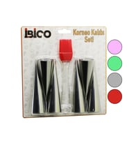 7PCS 6-KORNEO KALIP - 1-SİLİKON FIRÇA PASTA DEKORASYON SETİ ÇAP:3.4CM X UZUNLUK:12CM (5343)