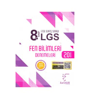Karekök Yayınları Karekök 8. Sınıf Lgs Fen Bilimleri 20 Deneme Sınavı (Çok Renkli)