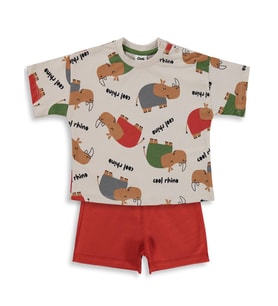 Civil Baby Rhino Empirme 6-18 Ay Takım - Bej