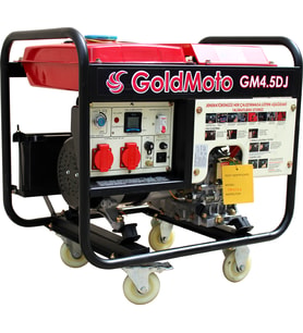 GoldMoto GM4.5DJ 4.5kVA Monofaze Marşlı Dizel Jeneratör