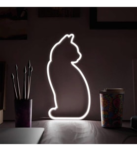 Just Mustard Cat Led Işık (Renksiz)