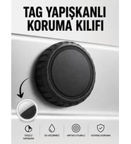 Gözcü Mobil Airtag Kendinden Yapışkanlı Koruma Kılıfı Su Geçirmez 3M Bantlı Darbeye Dayanıklı Airtag Takip Cihazı Kılıfı Uyumlu Motosiklet Araç Eşya Yapıştırılabilir Tutucu Aksesuar