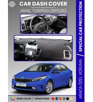 KİA CERATO (2012-2019) Torpido Örtüsü Ön Panel Torpido Koruma Tam Uyum Tam Uyum Kaymaz Kolay Montaj