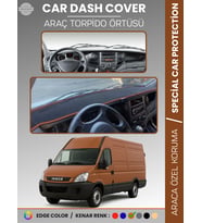 IVECO DAILY (2011-2014) Torpido Örtüsü Panel Torpido Koruma Araca Özel Tam Uyum Kaymaz Kolay Montaj