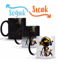 Pedido Do Cliente Mortal Kombat Sihirli Kupa Bardak Porselen