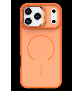 Pilelistore   Apple iPhone 17 Pro Flexa Magsafe Kapak - Turuncu