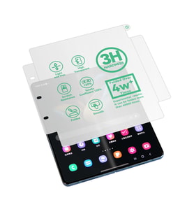 Samsung Galaxy Z Fold 3 Hizalama Aparatlı S-Fit Body Ekran Koruyucu (Renksiz)