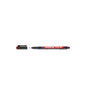 Edding (E-149M) Asetat Kalemi-Silgili Kırmızı 10 Lu