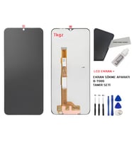 Tkgz - Vivo Y22S Uyumlu Lcd Ekran Dokunmatik -A- Kalite + B-7000 + TAMİR SETİ