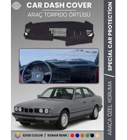 BMW E34 5 SERİSİ (1988-1996) Torpido Örtüsü Panel Koruma Torpido Koruma Tam Uyum Çatlamayı Önler