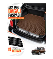 DACİA DUSTER (2009-2017) Uyumlu EVA Bagaj Paspası Araca Özel Kahverengi