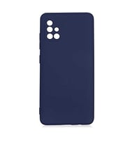Coverzone Samsung Galaxy A51 ?le Uyumlu K?l?f Z-Mara Lansman Vieri Tam Koruma Arka Kapak Kamera Koruma �?k?nt?l? P�r�zs�z Y�zey Lacivert