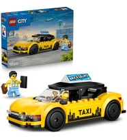 LEGO® City Sarı Taksi - 2 Minifigürlü Model Araba Seti - İkonik Taksi Araba Oyuncağı - 60487