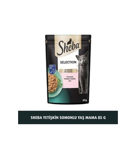 SHEBA Pouch Yaş Mama Somonlu 85 Gr 12 Adet