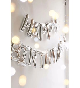 Happy Bırthday Harf Folyo Balon Seti