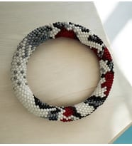 Chichibeads 	Mozaik Desenli El Yapımı Boncuk Bileklik