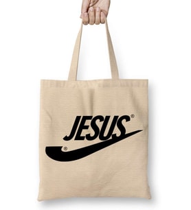 Jesus Christ 01 Bez Çanta Uzun Saplı