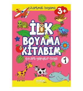Çıkartmalı İlk Boyama Kitabım 3+ Yaş-1
