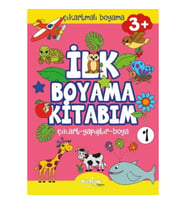 Çıkartmalı İlk Boyama Kitabım 3+ Yaş-1