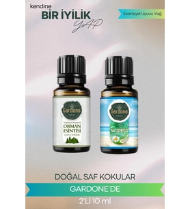 Orman Esintisi + Yaz Esintisi ( Oda Kokusu Aroma Terapi Buhurdanlık / Difüzör Yağı ) Set 2 Adet x 10 ML