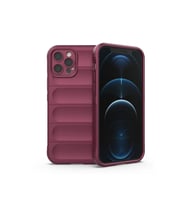 iPhone 12 Pro Kılıf Optimum Silikon - Bordo