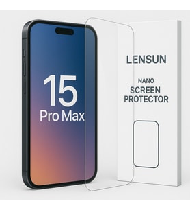 Apple iPhone 15 Pro Max Uyumlu Lensun Nano Ekran Kaplama