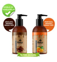 Rekze Yenilebilir Portakal + Cıkolata Erotik Masaj Yagı 120 Ml