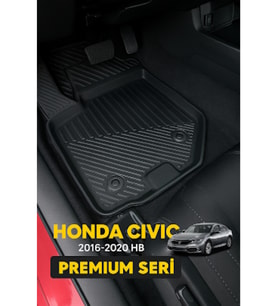 Honda Civic FC5 HB 2016–2020 3D Havuzlu Oto Paspas