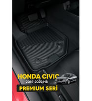 Honda Civic FC5 HB 2016–2020 3D Havuzlu Oto Paspas