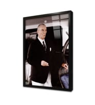 Atatürkün Sigaralı Çerçeveli Cam Tablo