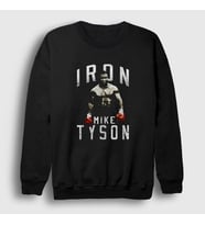 Presmono Unisex Siyah Iron Mike Tyson Sweatshirt 158191tt