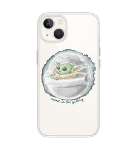 Iphone 14 Plus Uyumlu Yoda Tasarımlı Şeffaf Telefon Kılıfı