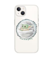 Iphone 14 Plus Uyumlu Yoda Tasarımlı Şeffaf Telefon Kılıfı
