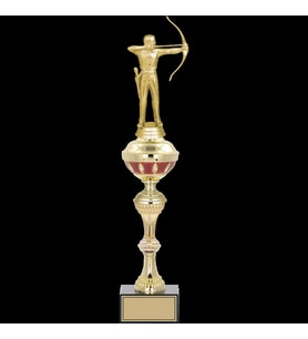 ODAK KUPA - Figürlü Kupalar - Okçu Figürlü Kupalar FG-064 C - 46 cm