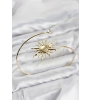 Pazu Bileklik Gold Renk Pirinç Güneş Model TJ-BB8568