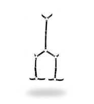 Mulvxbrf Brf02 Siyah Body Harness Suni Deri Ayarlanabilir Bacak Detaylı - Brf234 (Mulvix)
